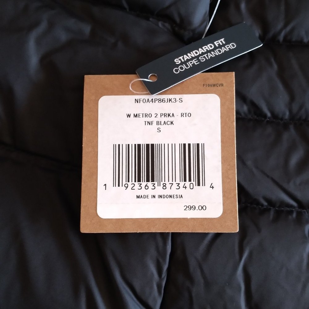 ๐ The North Face Women's Metro 2 Parka Down Long Hooded Jkt, Small, TNF Black - Picture 6 of 10